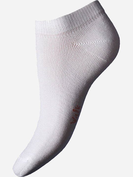 Walk Girls Ankle Socks White