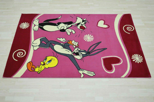 Sprintzio 5074 Παιδικό Χαλί Ροζ 160x230cm