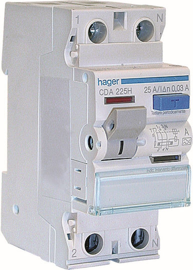 Hager Ρελέ Ράγας Διαρροής 63A Διπολικό