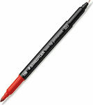 Staedtler Twin Τip Markere de desen 3mm Roșu 18buc