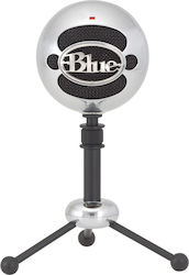 Blue Microphones Condenser USB Microphone Snowball Desktop for Voice In Silver Colour