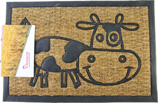 Viosarp Fußmatte Eingang aus Kokosnuss Beige 40x60cm Beige