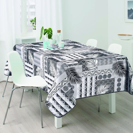Flamingo Tablecloth Stain Resistant Axel Gray 150x180cm