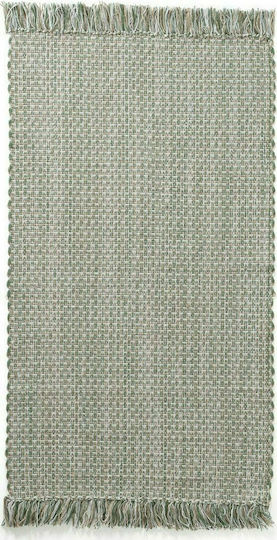 Kids Concept Kids Cotton Rug Jute 70x140cm Light Green