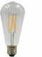Vito Λάμπα LED 8W για Ντουί E27 και Σχήμα ST64 Φυσικό Λευκό 1016lm