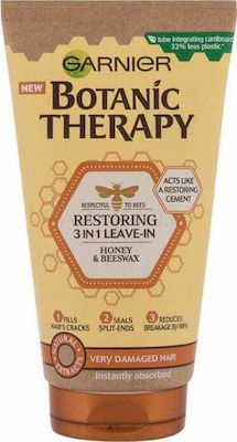 Garnier Botanic Therapy Honey & Beeswax Leave In Conditioner Reconstruction/Nourishment for All Hair Types 200ml