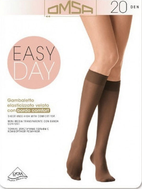 Omsa Easy Day Sosete dama 20 Den 2Pack Caramel