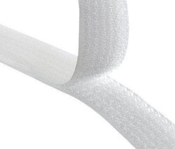 Faber-Castell Velcro Αυτοκόλλητη Ταινία Χριτς Χρατς Λευκή 2mx25mm