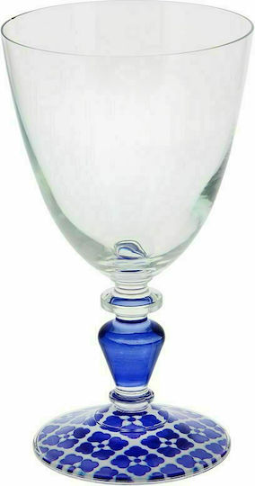 Cerve Alexandria Glass Water made of Glass in Blue Color Goblet 275ml