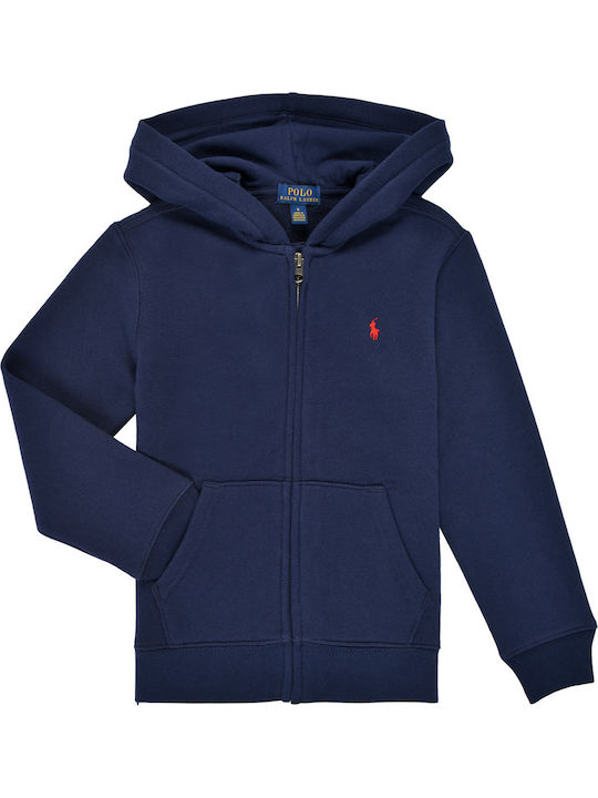 Ralph Lauren Детски Суичър Жилетка с Качулка Тъ...