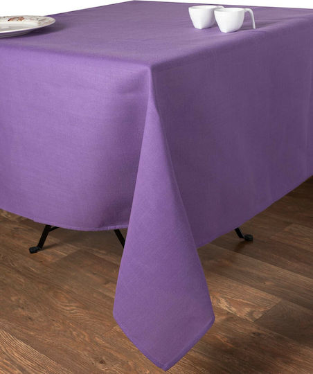 Silk Fashion Fabric Placemats Purple 12pcs