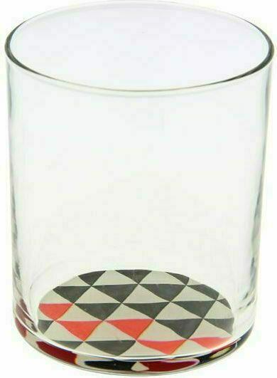 Cerve Milano Triangoli Set of Glasses made of Glass 400ml 3pcs