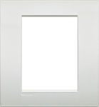 Legrand Bticino Living Light Air Horizontal Switch Frame White 3+3 Στοιχείων LNC4826PR