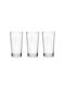 Cerve Linda Set of Glasses made of Glass 250ml 3pcs