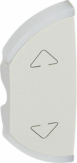 Legrand Celiane Shutter Switch Front 1 Piece in White Color 068269