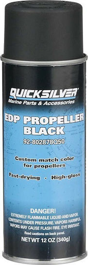 Quicksilver Боя за лодки Спрей за Гребен Черен Мат 340gr 0.34lt Черен