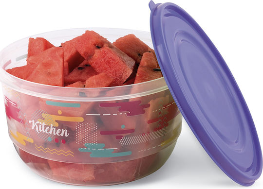 Viosarp Plastic Lunch Box Purple 2600ml
