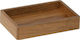 Eurocasa 6116 Wooden Soap Dish Countertop Brown