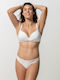 Blue Sense Bikini Slip Alb