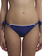 Jacky 91086 Bikini Slip με Κορδονάκια Navy Μπλε
