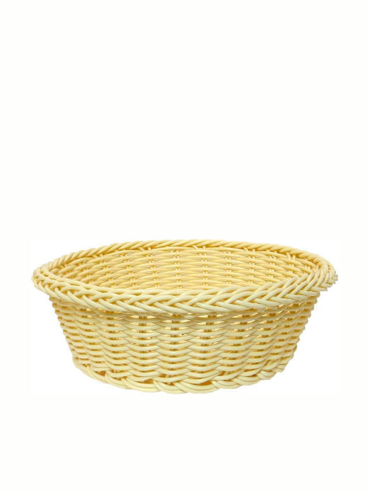 Art et Lumiere Καλάθι Ψωμιού από Rattan Μπεζ 27x27x9cm