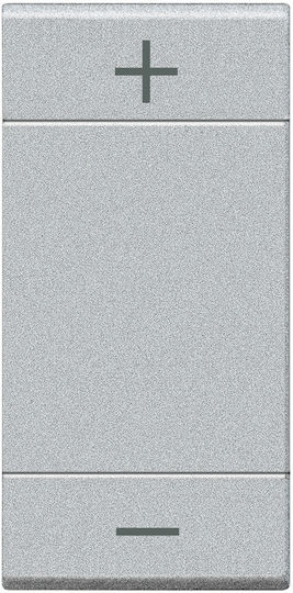 Legrand Bticino My Home Dimmer Switch Front Dimmer in Silver Color NT4911ADN