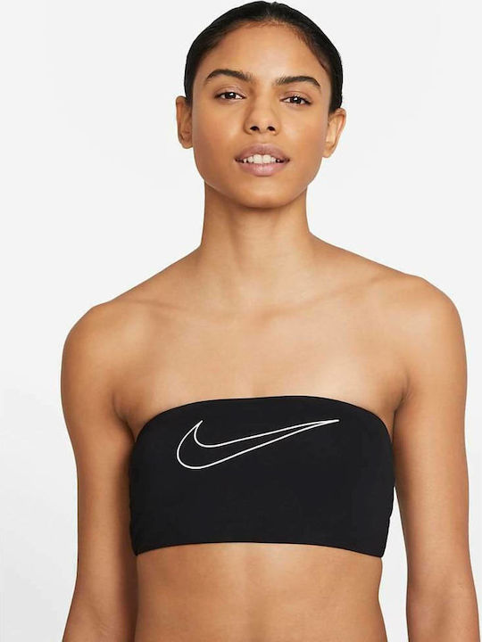 Strapless Bikini Top Μαύρο