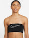 Strapless Bikini Top Μαύρο