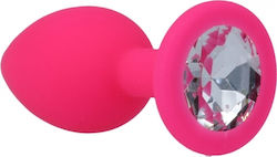 Intense Shelki S Plug Anal Анална тапа Small Hot Pink 7.2см