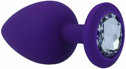 Intense Shelki L Plug Anal Πρωκτική Σφήνα Large Μωβ 9.2cm