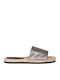 Superdry Maya Women's Flat Sandals in Silver Color