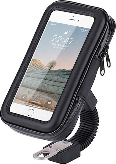 SH-32 XL Motorcycle Phone Mount with Waterproof Case 6.8" for Mirror