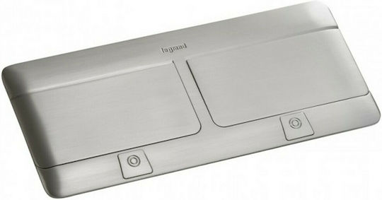 Legrand Pop Up Walled Electrical Junction Box 8 Pieces in Silver Color
