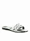 Karl Lagerfeld Flatforms Leather Women's Sandals White