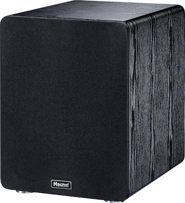 Magnat Alpha RS-8 Aktiv Subwoofer mit Lautsprecher 8" 80W Schwarz mit Wasser