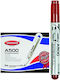 Justnote Yosogo Whiteboard-Marker 2.5mm Rot