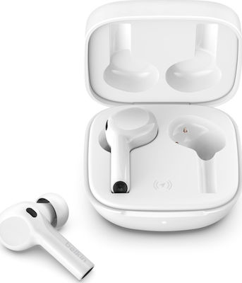 Belkin Soundform Freedom In-ear Bluetooth Handsfree Headphone Sweat Resistant and Charging Case White