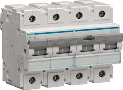 Hager Siguranță automată 100A Tetrapolară AC HMF490
