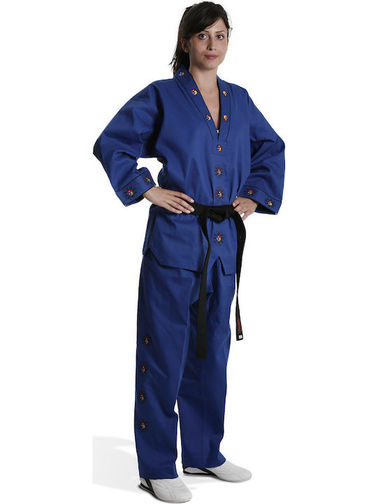 Olympus Sport Charisma Costum Taekwondo Pentru adulți/copii Albastru