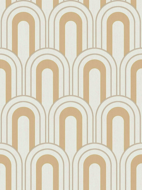 Wallpaper Casa Mood Vinyl Beige L1005xW53cm Washable