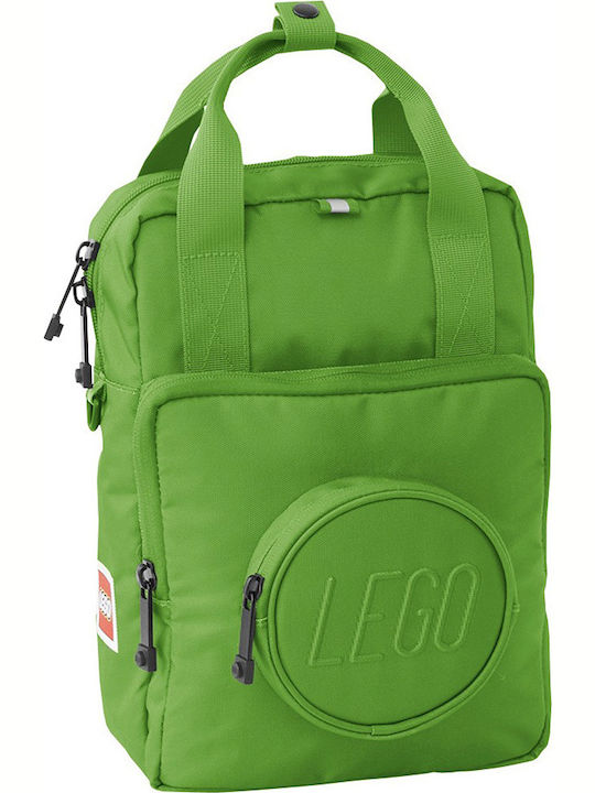 Lego Brick 1x1 Green School Bag Backpack Kindergarten in Green color 7lt