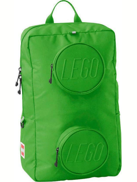 Lego Brick 1x2 Green School Bag Backpack Elementary, Elementary in Green color 18lt