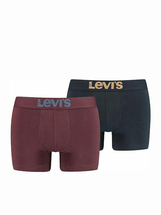 Levi's Ανδρικά Μποξεράκια Μπλε 2Pack