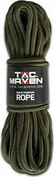 Pentagon Tac Maven Multi Purpose Rope Cord Diametru 10mm cu Lungime 15m Măslină 10mm x 15m D25009-06