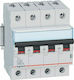 Legrand Automatic Circuit Breaker 25A Four-pole AC 403419