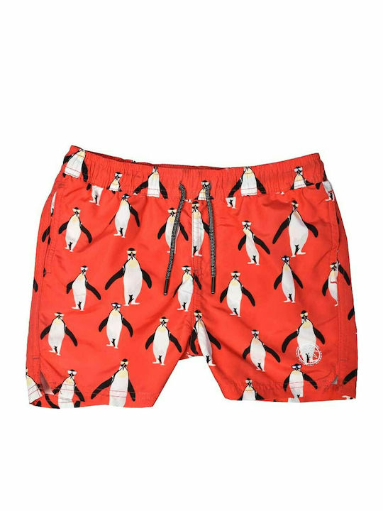 Jack & Jones Παιδικό Μαγιό Βερμούδα / Σορτς Πορτοκαλί
