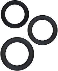 Ns Novelties Renegade Diversity Rings Set Комплект Пръстени Петел Black 3бр