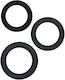 Ns Novelties Renegade Diversity Rings Set Black
