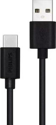 Philips USB 2.0 USB-C мъжки - USB-A мъжки 36W 1.2м (DLC3104A/00)