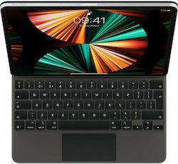 Apple Magic Keyboard for iPad Pro 12.9‑inch (6th Generation) Flip Cover Silicone with Keyboard International English Black (iPad Pro 2021 12.9") MJQK3Z/A